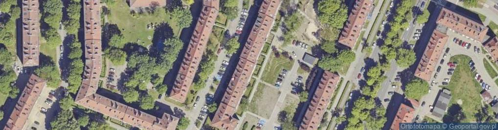 Zdjęcie satelitarne Cicha ul.