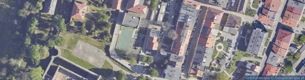 Zdjęcie satelitarne Ciasna ul.