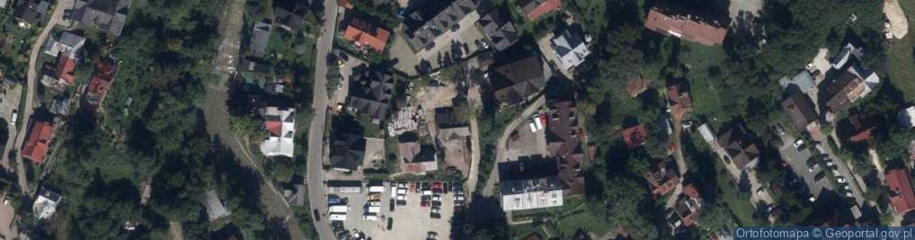 Zdjęcie satelitarne Cichej Wody ul.