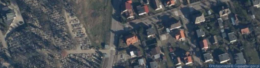 Zdjęcie satelitarne Cienista ul.