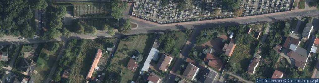 Zdjęcie satelitarne Cmentarna ul.