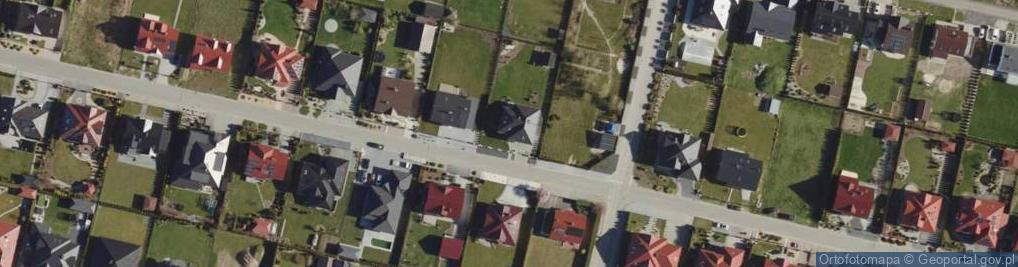 Zdjęcie satelitarne Curzydły, ks. ul.