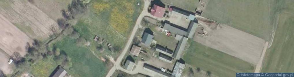 Zdjęcie satelitarne Cwaliny Duże ul.