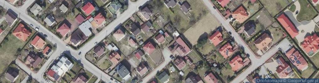 Zdjęcie satelitarne Ćwiklińskiej ul.