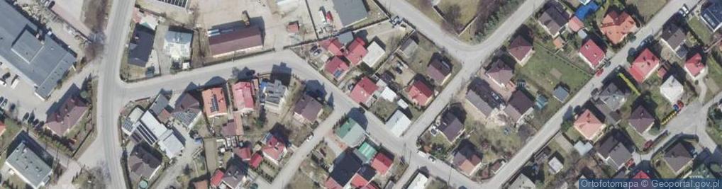 Zdjęcie satelitarne Ćwiklińskiej ul.