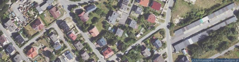 Zdjęcie satelitarne Ćwiklińskiej Mieczysławy ul.
