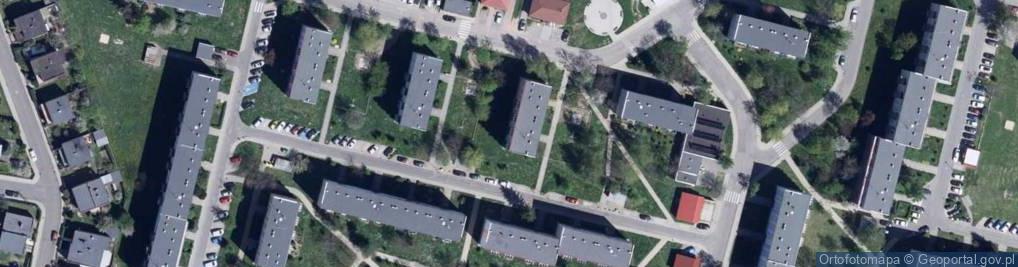 Zdjęcie satelitarne Cybisa ul.