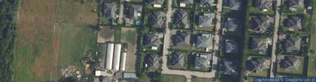 Zdjęcie satelitarne Cyprysowa ul.