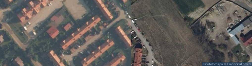 Zdjęcie satelitarne Czerwonej Jarzębiny ul.