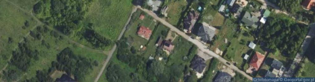 Zdjęcie satelitarne Czerwonej Jarzębiny ul.