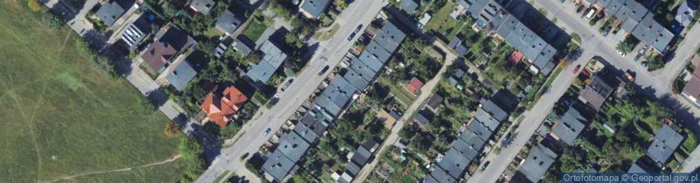 Zdjęcie satelitarne Czynu Zbrojnego Kolejarzy ul.