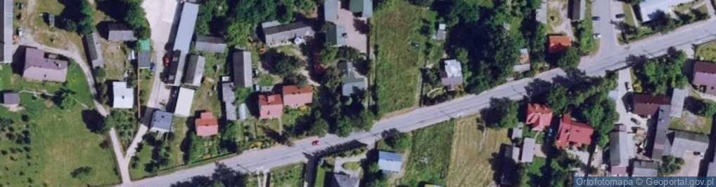 Zdjęcie satelitarne Cząstków Mazowiecki ul.