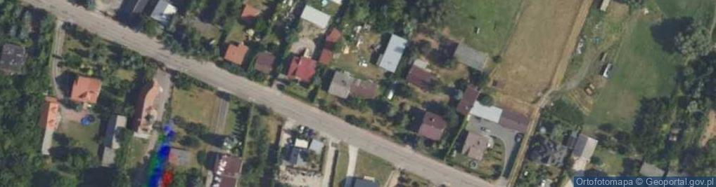 Zdjęcie satelitarne Cząstków Mazowiecki ul.