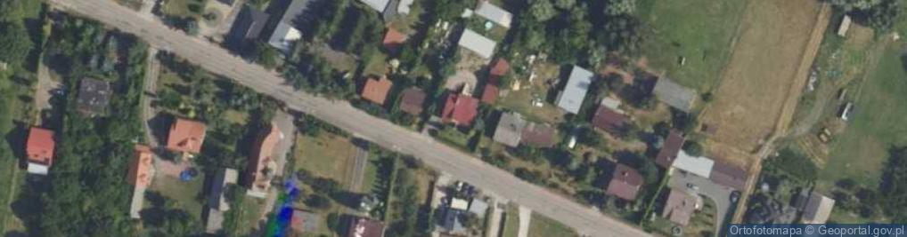 Zdjęcie satelitarne Cząstków Mazowiecki ul.