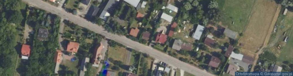 Zdjęcie satelitarne Cząstków Mazowiecki ul.