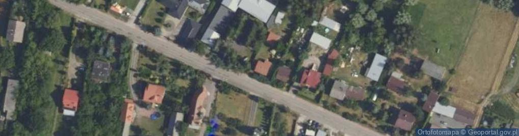 Zdjęcie satelitarne Cząstków Mazowiecki ul.