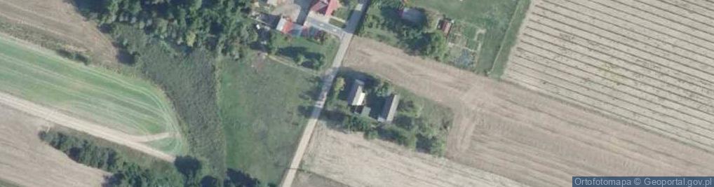 Zdjęcie satelitarne Czażów-Kolonia ul.