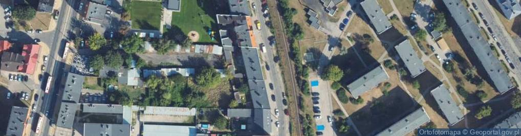 Zdjęcie satelitarne Czerwonodworna ul.