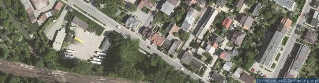 Zdjęcie satelitarne Czerwonego Prądnika ul.