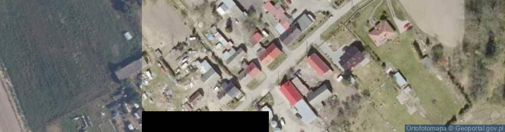 Zdjęcie satelitarne Czerwonych Domków ul.