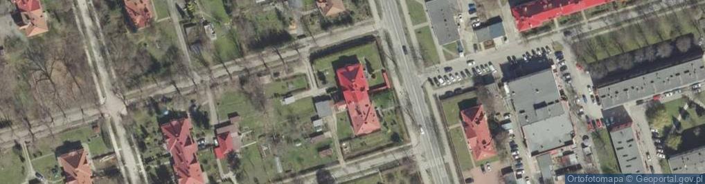 Zdjęcie satelitarne Czerwonych Klonów ul.