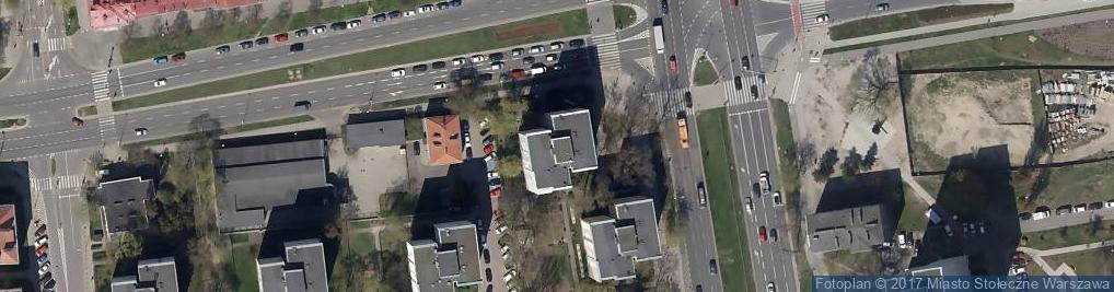 Zdjęcie satelitarne Czerniakowska ul.