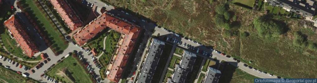 Zdjęcie satelitarne Cztery Podkowy ul.
