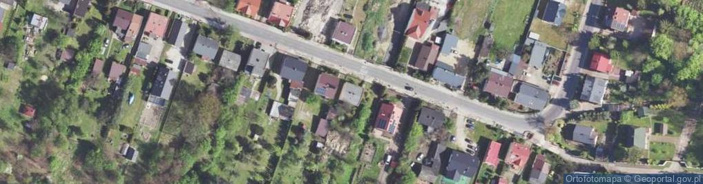 Zdjęcie satelitarne Dąbrowska ul.