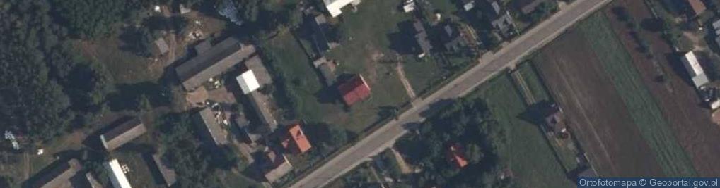 Zdjęcie satelitarne Dąbrowa Jastrzębska ul.