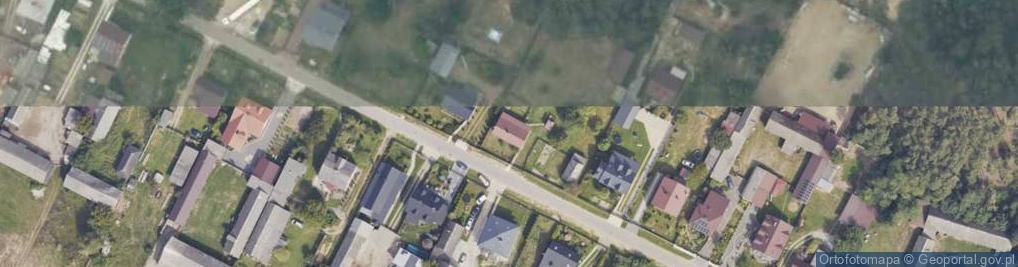 Zdjęcie satelitarne Dąbrowa Kozłowska ul.