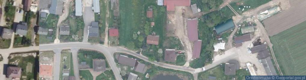 Zdjęcie satelitarne Dąbrowa-Nowa Wieś ul.