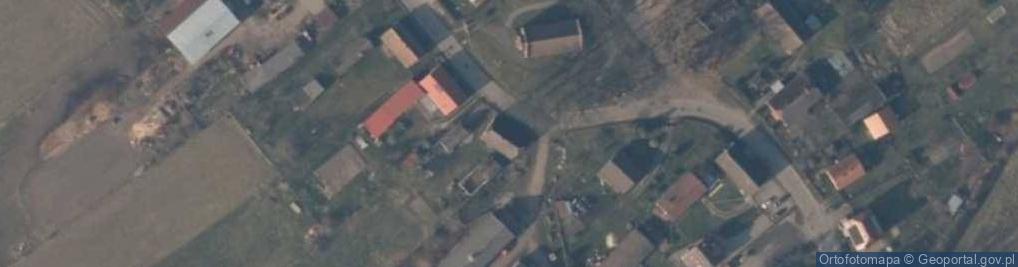 Zdjęcie satelitarne Dąbrowa Nowogardzka ul.