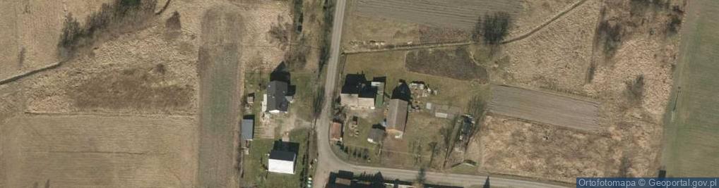 Zdjęcie satelitarne Dąbrowa Środkowa ul.