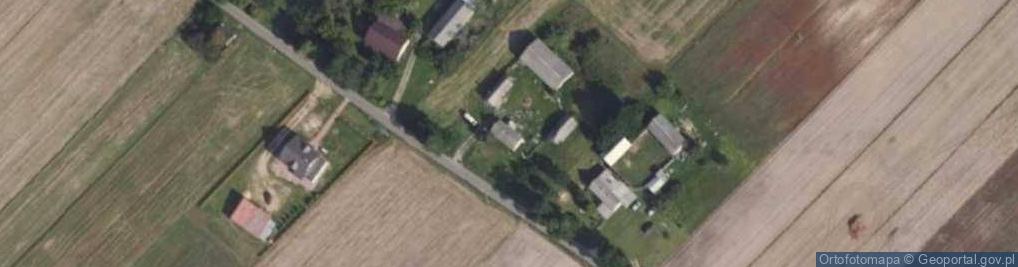 Zdjęcie satelitarne Dąbrowice Częściowe ul.