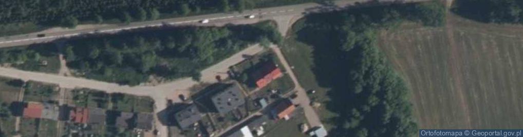 Zdjęcie satelitarne Dąbrowskie-Osada ul.