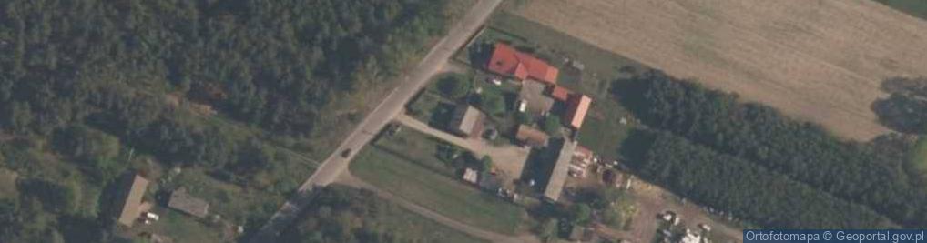 Zdjęcie satelitarne Danielów ul.