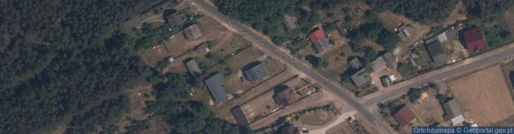 Zdjęcie satelitarne Dankowice-Piaski ul.