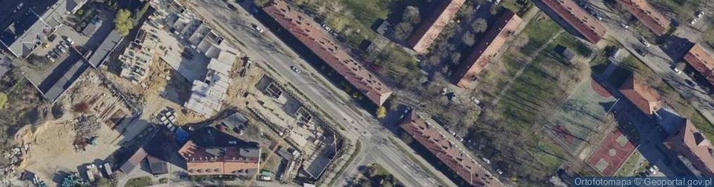 Zdjęcie satelitarne Dąbrowskiego Jarosława, gen. ul.