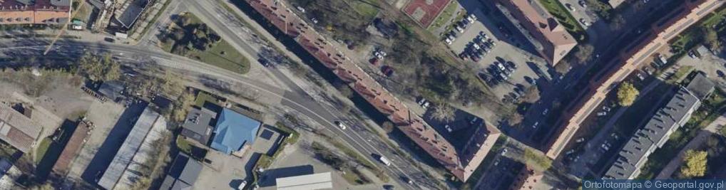 Zdjęcie satelitarne Dąbrowskiego Jarosława, gen. ul.