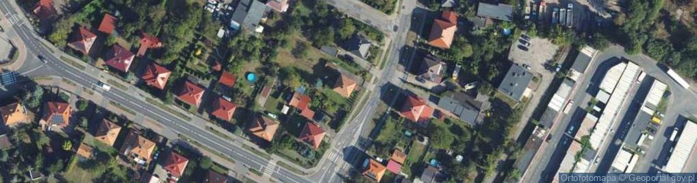 Zdjęcie satelitarne Dąbrowskiego ul.
