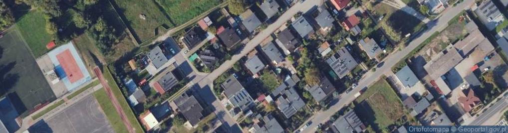 Zdjęcie satelitarne Daniela Waleriana ul.