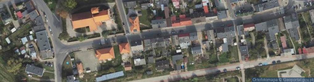 Zdjęcie satelitarne Dąbrowskich ul.