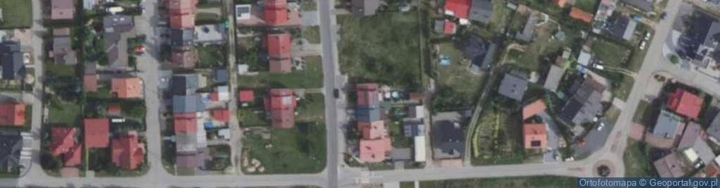 Zdjęcie satelitarne Dadaczyńskiego, ks. ul.