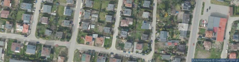 Zdjęcie satelitarne Daliowa ul.