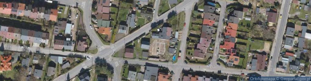 Zdjęcie satelitarne Dąbrowska ul.