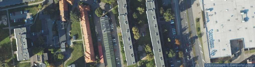Zdjęcie satelitarne Dąbrówki ul.