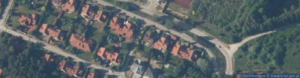 Zdjęcie satelitarne Dębowa ul.
