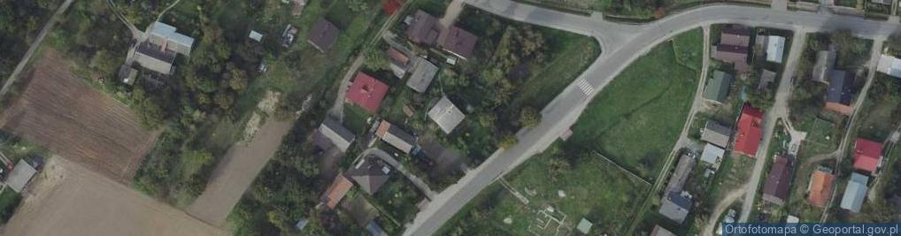 Zdjęcie satelitarne Dębów ul.