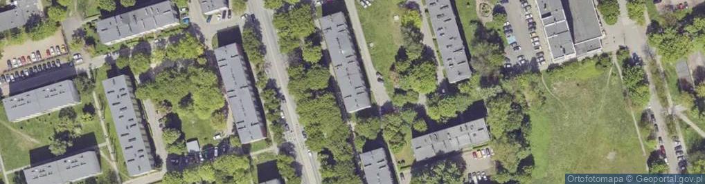 Zdjęcie satelitarne de Gaulle'a Charlesa, gen. ul.