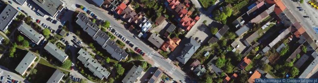Zdjęcie satelitarne Długa ul.